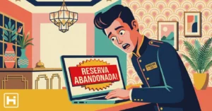 Pessoa frustrada com sua reserva abandonada