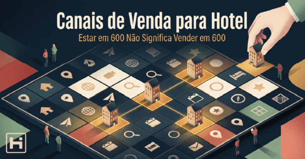 Canais de Venda para Hotel: Estar em 600 Não Significa Vender em 600