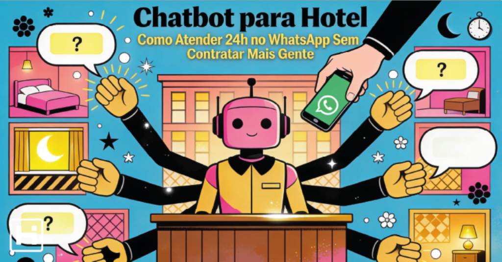 Chatbot para Hotel: Como Atender 24h no WhatsApp Sem Contratar Mais Gente
