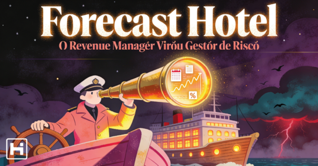 Forecast Hotel: O Revenue Manager Virou Gestor de Risco (e Você Ainda Está Olhando o Retrovisor)