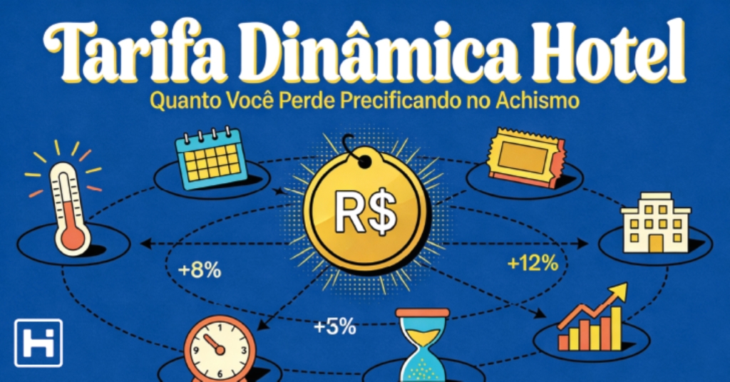 Tarifa Dinâmica Hotel: Quanto Você Perde Precificando no Achismo